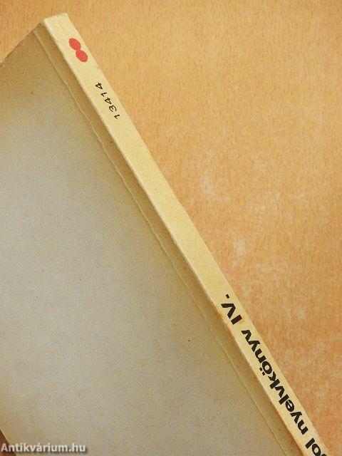 Angol nyelvkönyv IV.