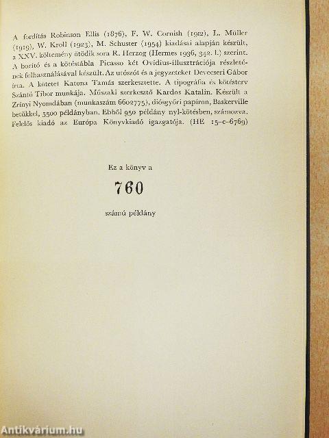 Caius Valerius Catullus összes versei