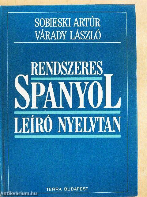 Rendszeres spanyol leíró nyelvtan