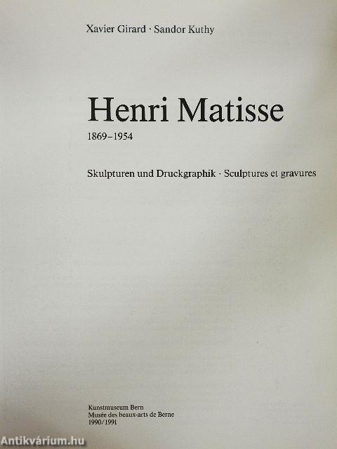 Henri Matisse 1869-1954