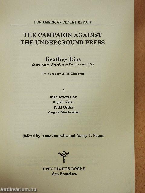 The Campaign Against the Underground Press