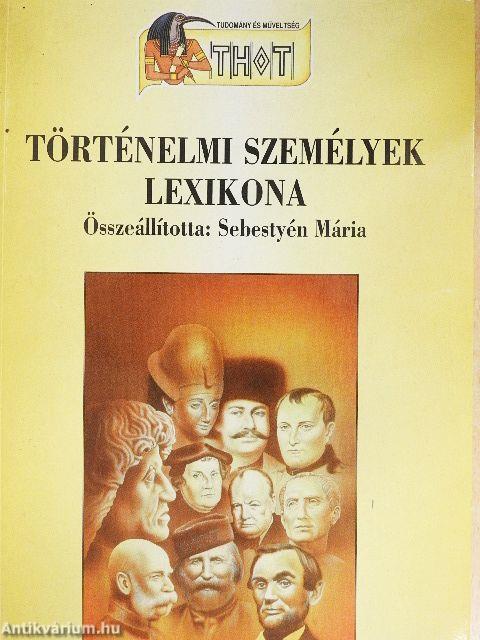 Történelmi személyek lexikona