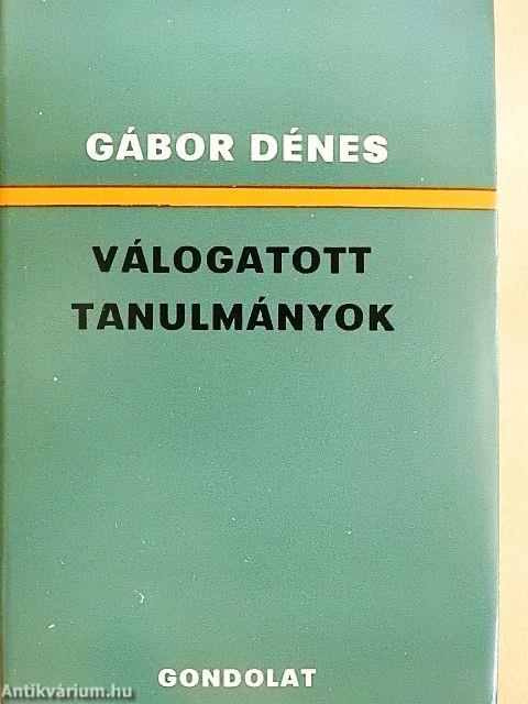 Válogatott tanulmányok