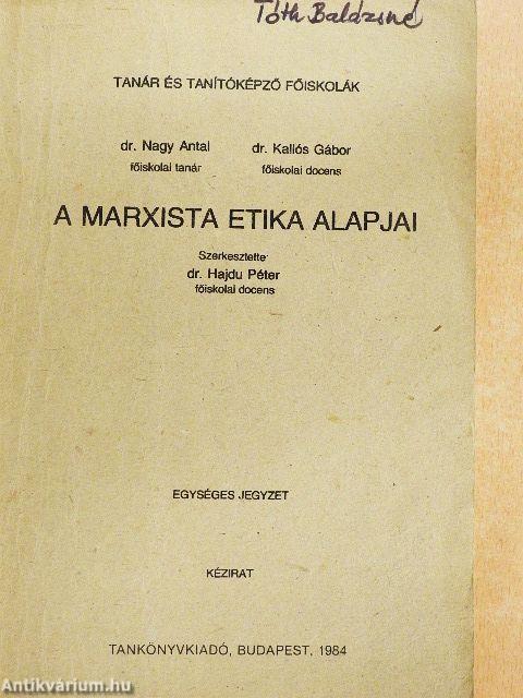 A marxista etika alapjai
