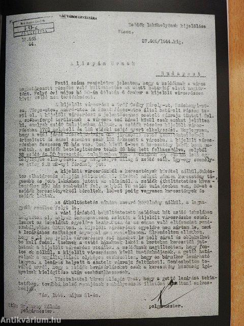 A holokauszt pusztítása a Duna mentén