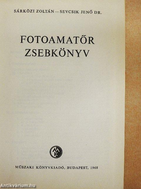 Fotoamatőr zsebkönyv