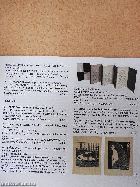 Múzeum Antikvárium 35. árverése