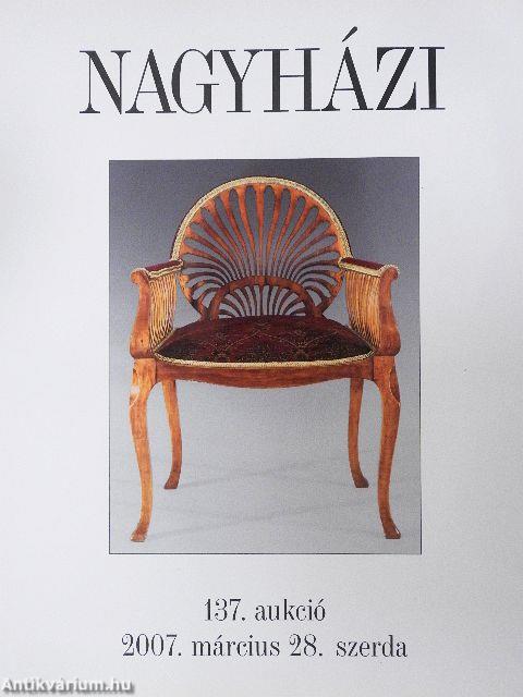Nagyházi Galéria és Aukciósház 137. aukció
