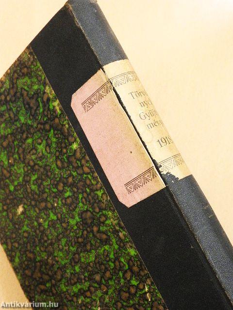 Az 1918. évi törvények gyüjteménye