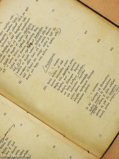 Görög lirai anthologia - Sophokles Antigone