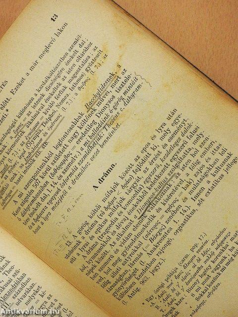 Görög lirai anthologia - Sophokles Antigone