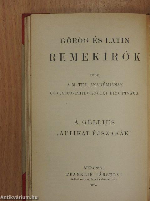 "Attikai éjszakák" I-II.