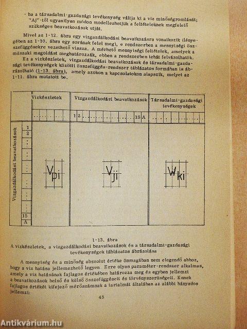 Műszaki-gazdasági vizsgálati módszerek a vízgazdálkodásban