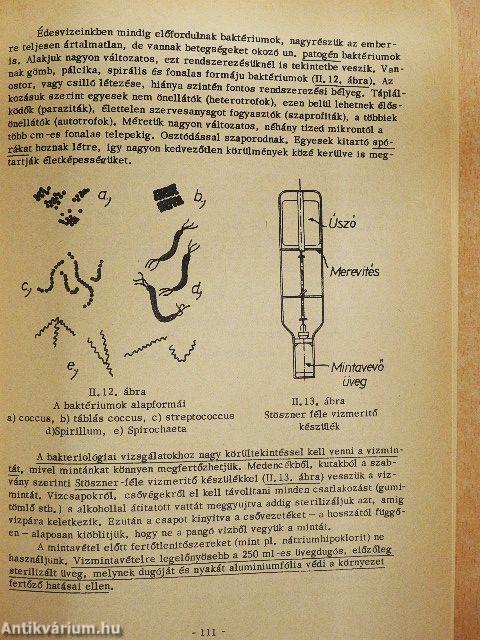 Vízellátás és csatornázás kémiája és biológiája