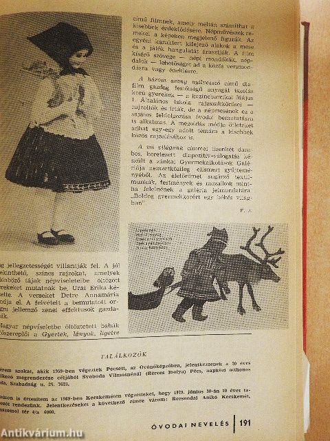 Óvodai nevelés 1979-1980. január-december