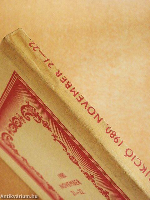 Antikvár könyv aukció - Budapest, 1980. november