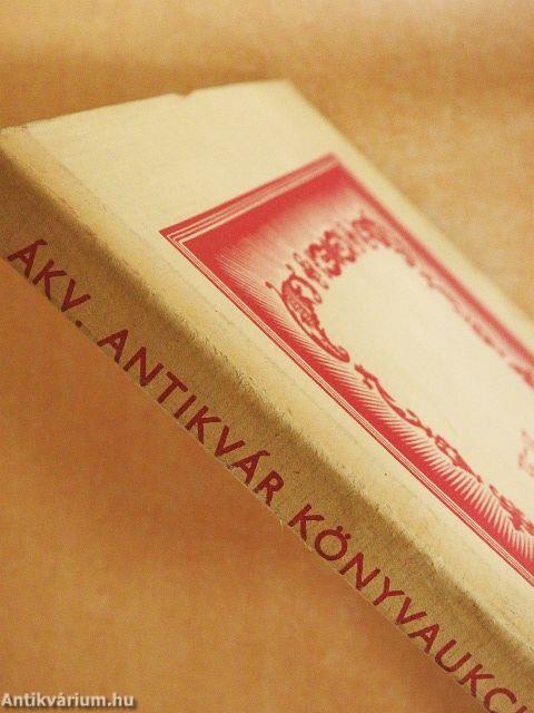 Antikvár könyv aukció - Budapest, 1980. november