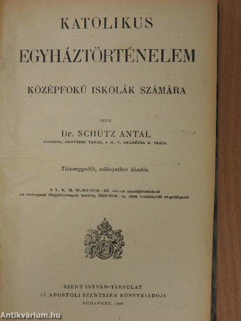 Katolikus hittan/Katolikus erkölcstan/Katolikus egyháztörténelem/Katolikus hitvédelem