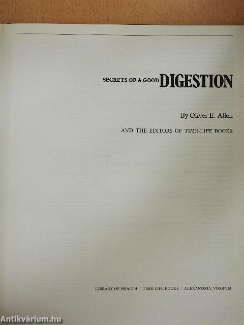 Secrets of a Good Digestion