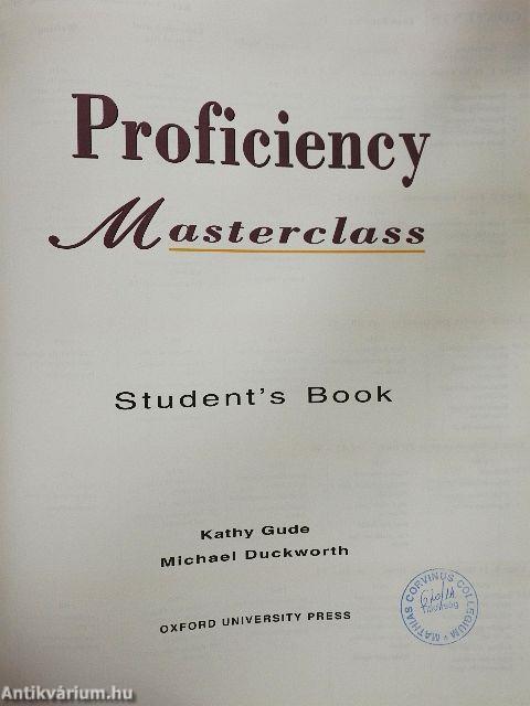 Proficiency Masterclass - Student's Book