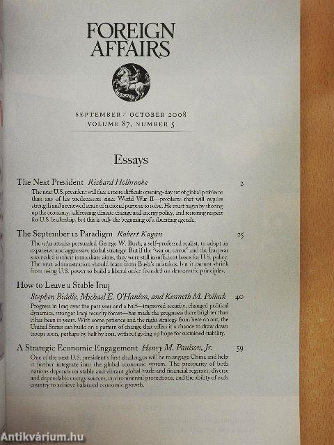 Foreign Affairs September/October 2008