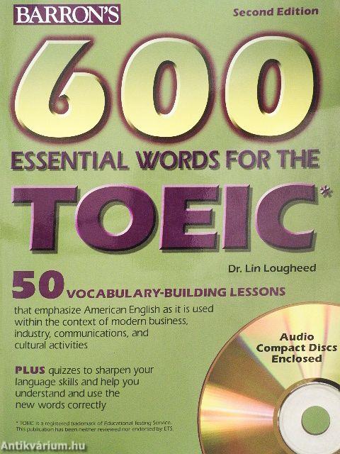 Barron's 600 Essential Words for the TOEIC - 2 CD-vel