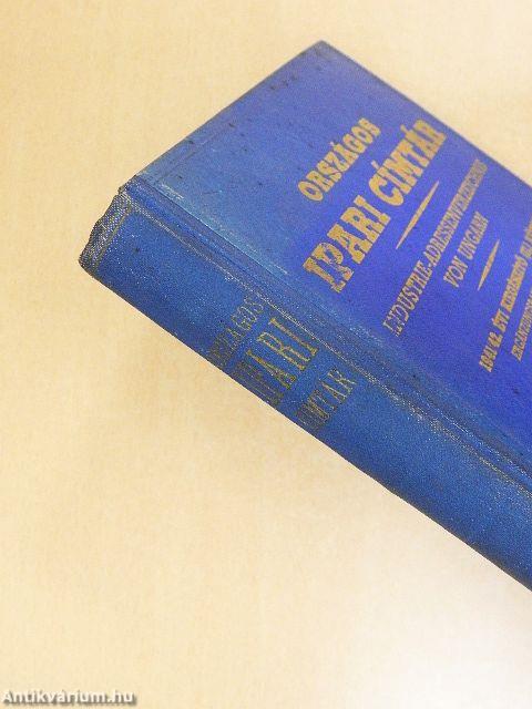 Országos ipari címtár 1941/42. évi kiegészítő (II.) kötet