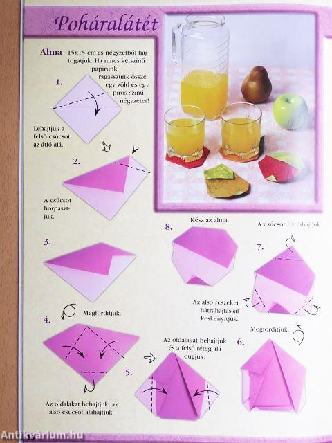 Lakásdíszítés papírhajtogatással