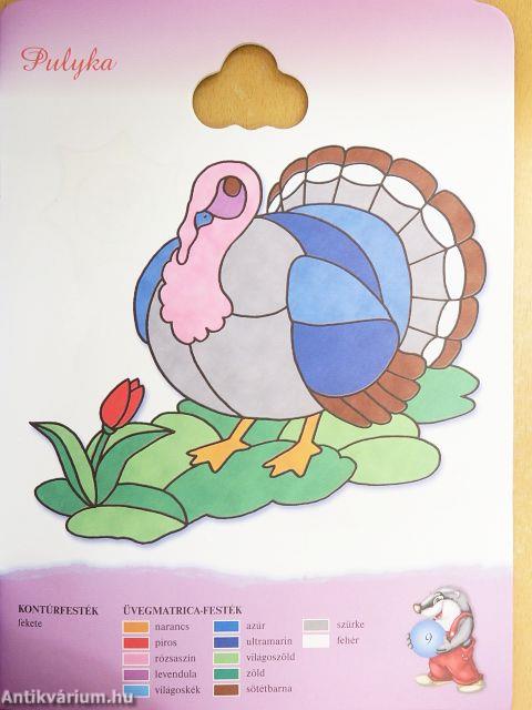 Üvegfestés - Háziállatok