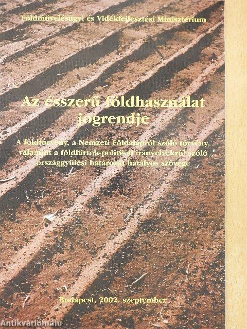 Az ésszerű földhasználat jogrendje