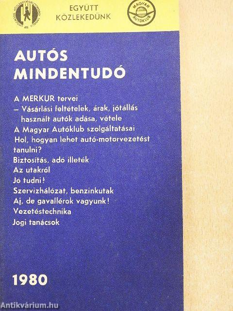 Autós mindentudó 1980