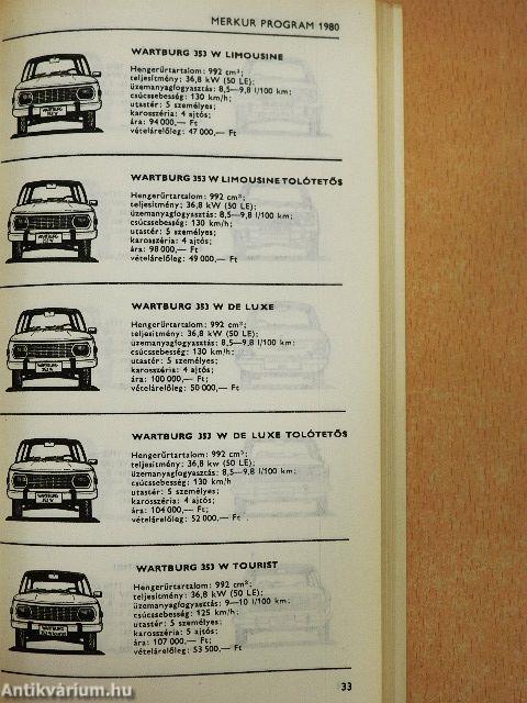 Autós mindentudó 1980