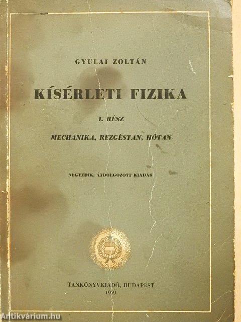 Kísérleti fizika I.