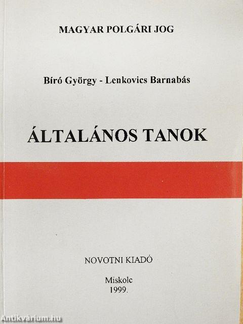 Általános tanok