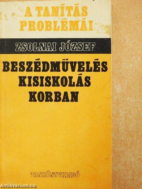 Beszédművelés kisiskolás korban