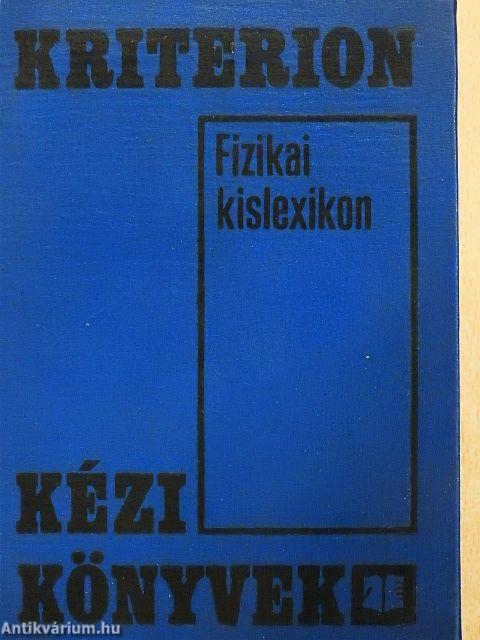 Fizikai kislexikon
