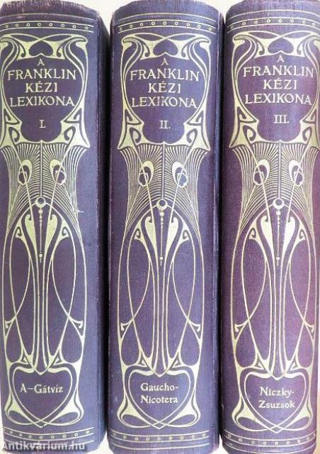 A Franklin kézi lexikona I-III.