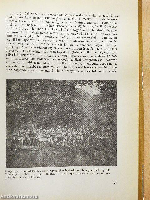 A vadállomány fenntartásának lehetőségei