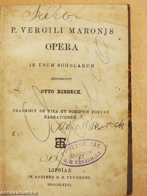 P. Vergili Maronis Opera