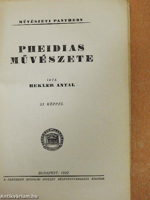 Pheidias művészete