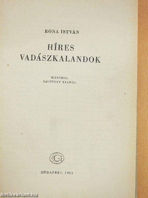 Híres vadászkalandok