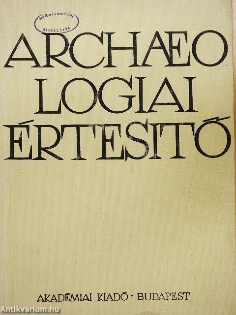 Archaeologiai Értesítő 1983/2.