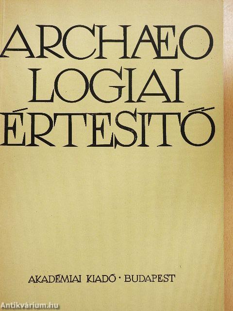 Archaeologiai értesítő 1977/1.