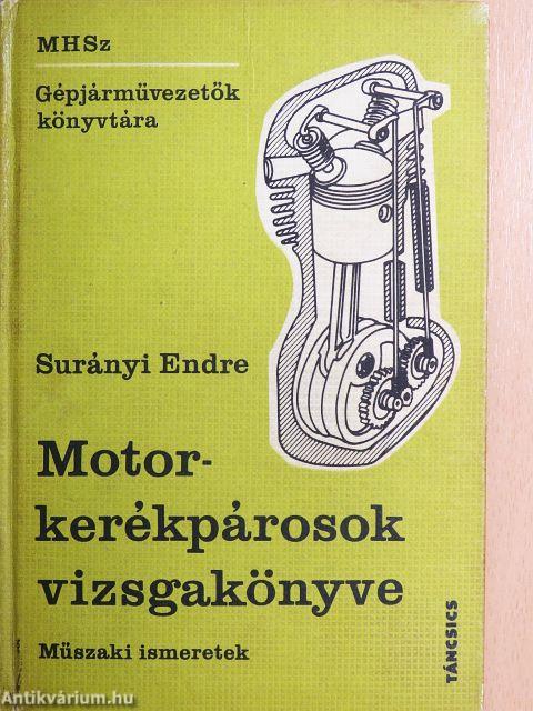 Motorkerékpárosok vizsgakönyve
