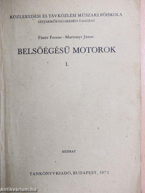 Belsőégésű motorok I.