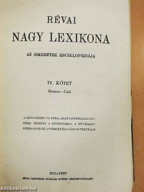 Révai nagy lexikona 4. (töredék)