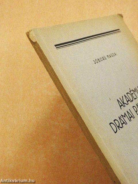 Akadémiai drámai pályaművek 