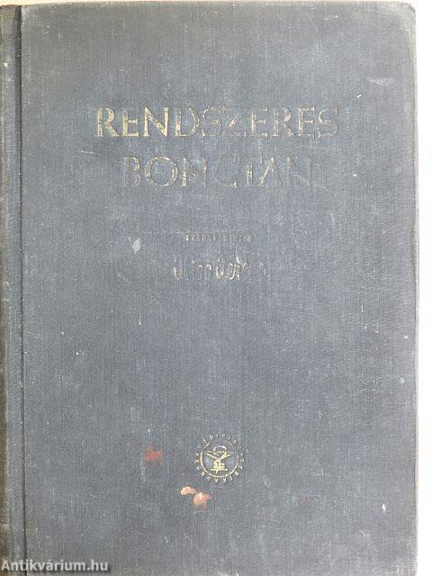 Rendszeres bonctan