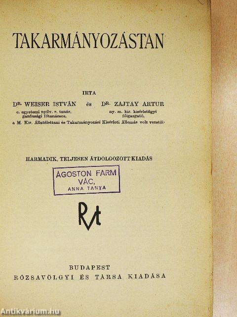 Takarmányozástan