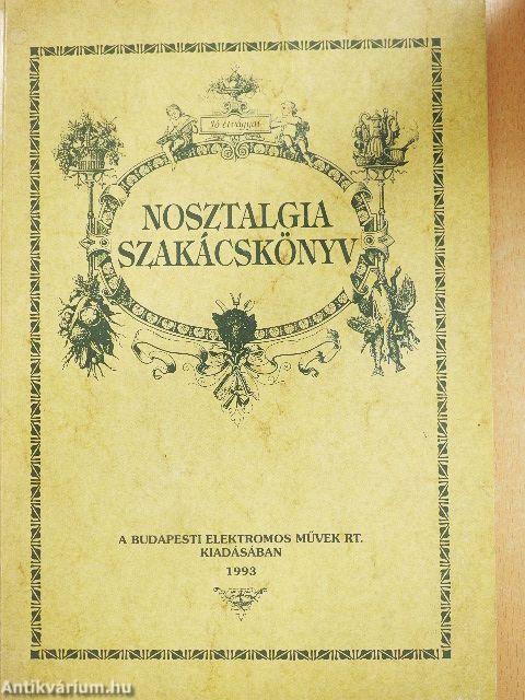 Nosztalgia szakácskönyv